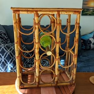 Vintage Bamboo Wine Rack!